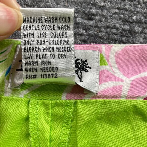 Island Republic Skort Women's 8 Pink‎ Green Floral Giraffes Lions Activewear - Picture 4 of 11